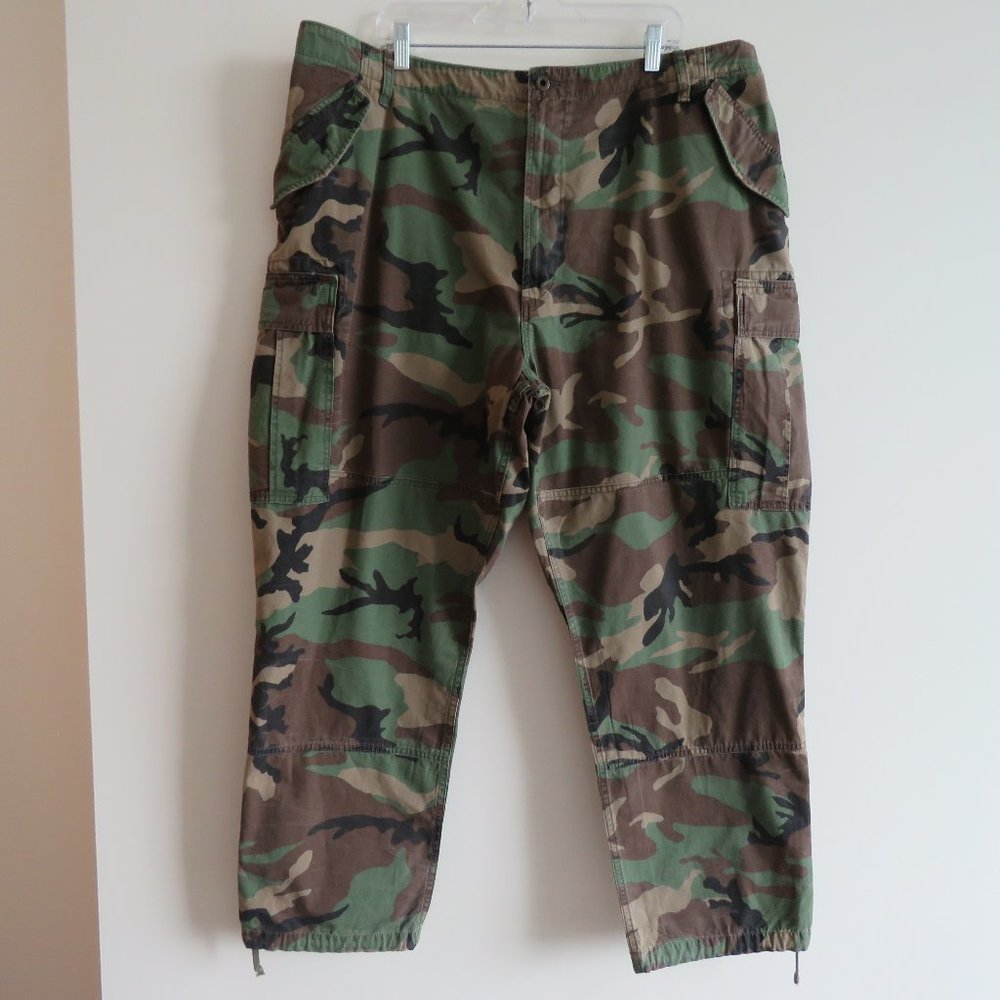POLO RALPH LAUREN Men's Green Surplus Camo Utility Cotton Canvas Cargo Pant - Picture 2 of 16